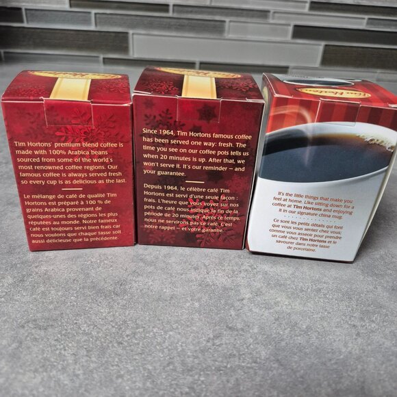 Tim Hortons Coffee Pot and Coffee Cup Mug Ornament Lot - Picture 3 of 6